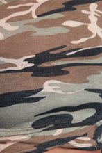 Load image into Gallery viewer, Camouflage V-Hem Crop Top with Legging Set